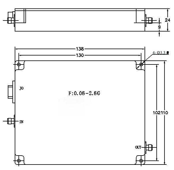 0.06-2.6G Solid State Power Amplifier
