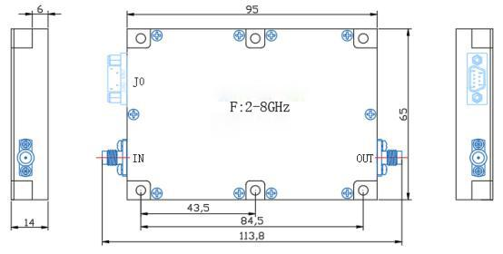 2-8G Solid State Power Amplifier
