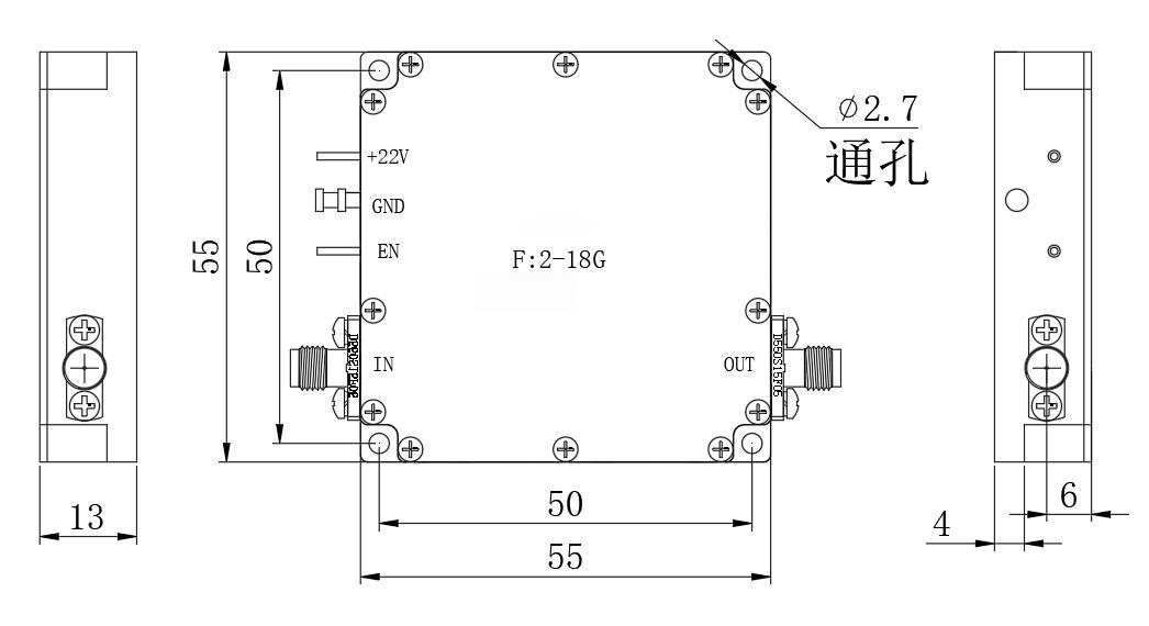 2-18G Solid State Power Amplifier