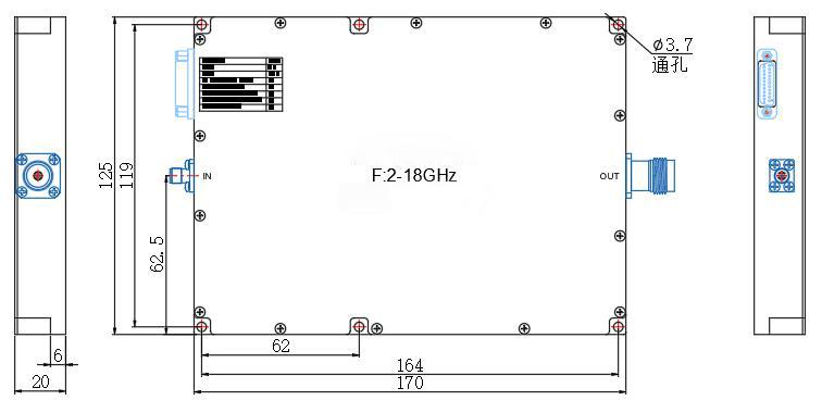 2-18G Solid State Power Amplifier