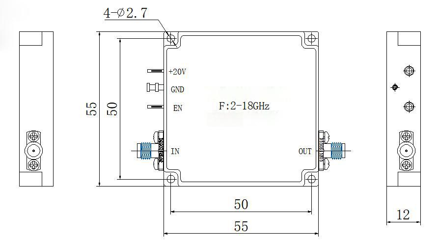 2-18G Solid State Power Amplifier